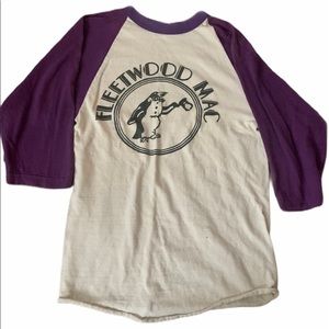 Women’s vintage Fleetwood Mac baseball shirt